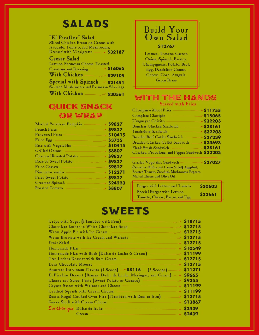 Menu — Page 4