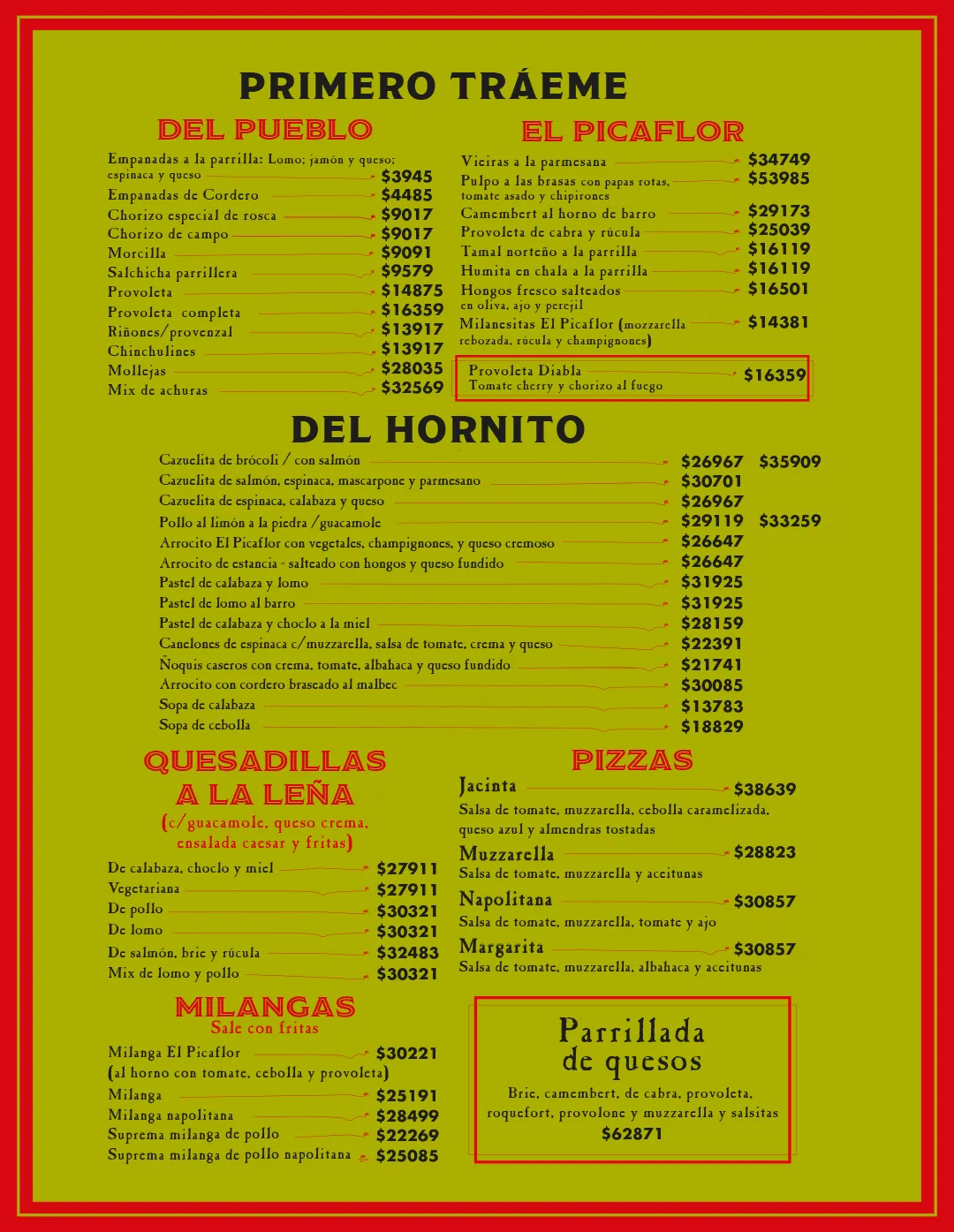 Menú — Página 2